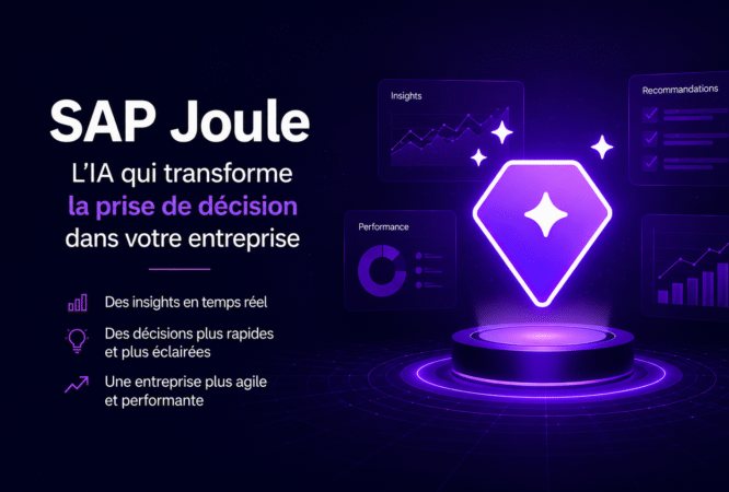 SAP Joule AI : L'intelligence artificielle générative pour optimiser la prise de décision en entreprise.